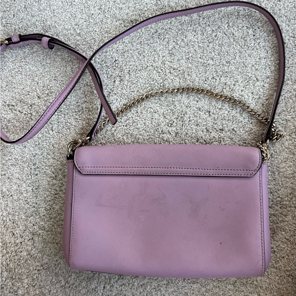 Kate Spade Lavender Crossbody Bag with Chain Strap - Picture 9 of 9